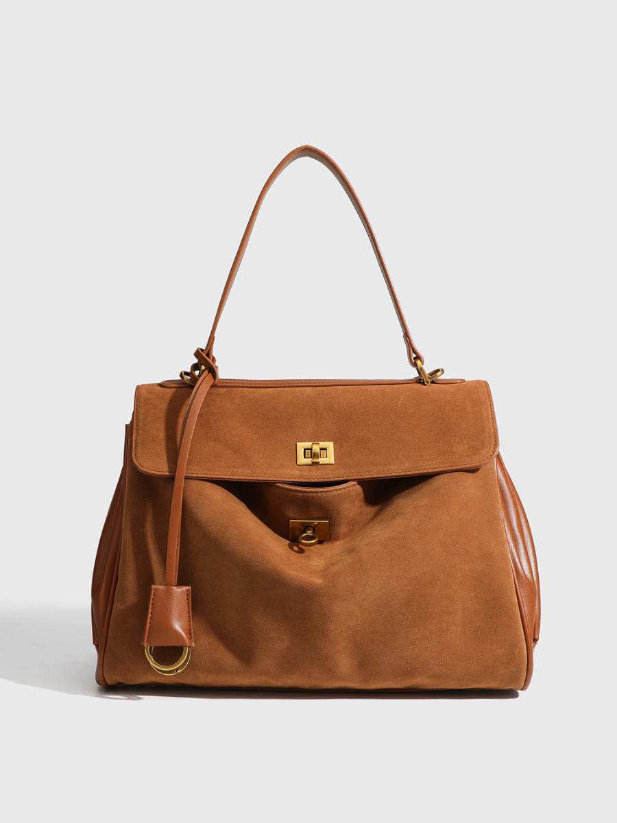 Elegant suede bag