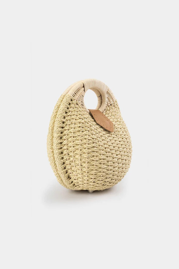 Woven Shell Tote Bag